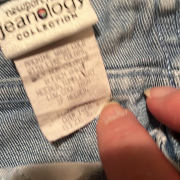Vintage Newport News Jeanology blue jeans Size 6 - Picture 5 of 6